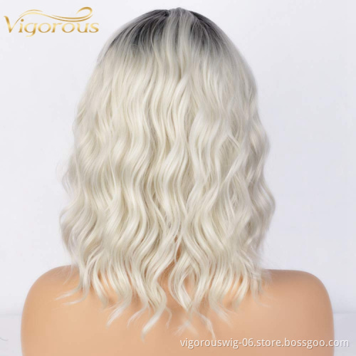 Lifelike Hair Custom Futura Glueless Cosplay Cheap Free Sample Curly For Black Woman Jewish Wig Kosher Ombre Blonde Bob Wigs